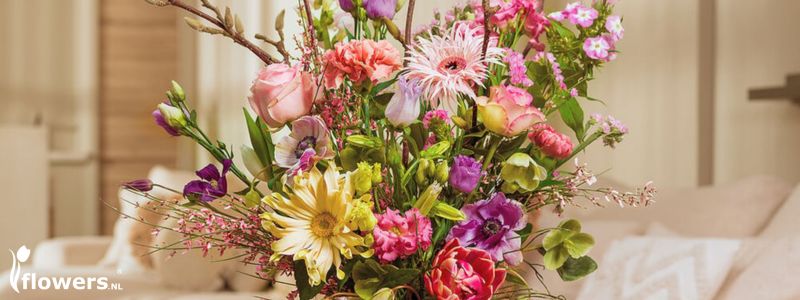 Spring flower bouquets