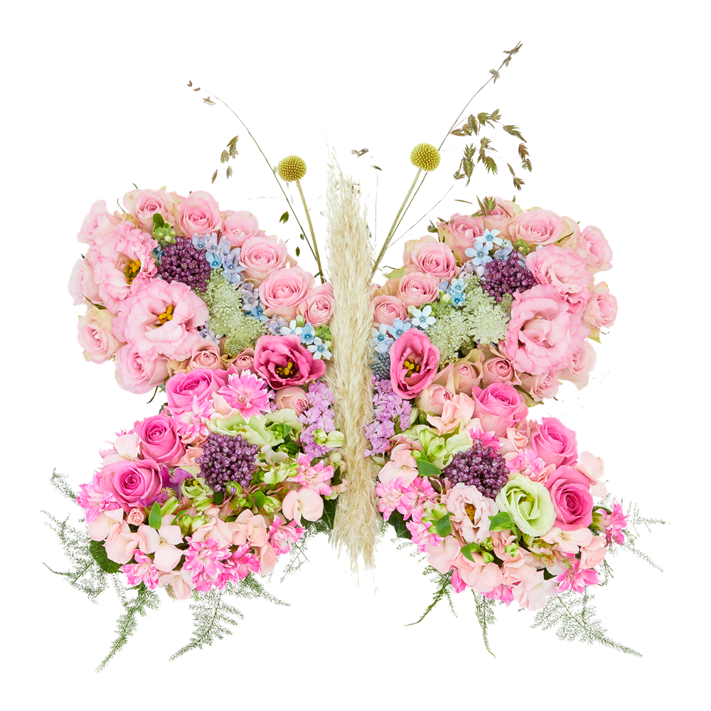 Funeral Flower Butterfly Flown Away - ®